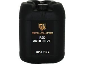 Goldline Red Antifreeze. 205 Litre Barrel.